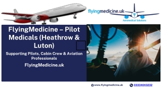 Heathrow Pilot Medicals