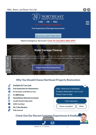 Northeast Water damage restoration