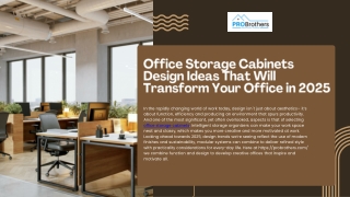 Office Storage Cabinets Design Ideas That Will Transform Your Office in 2025