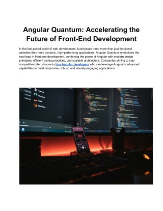 Angular Quantum
