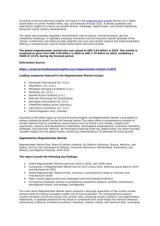magnetometer market size