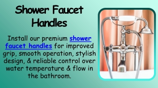 Shower Faucet Handles