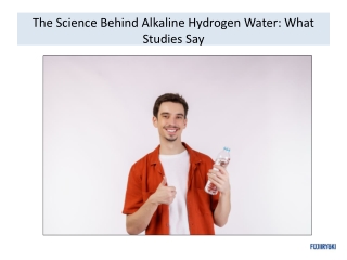 The Science of Alkaline Hydrogen Water Ionizers