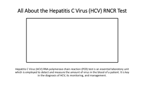 HCV RNA PCR Test Purpose, Procedure & Result Interpretation  MaxAtHome