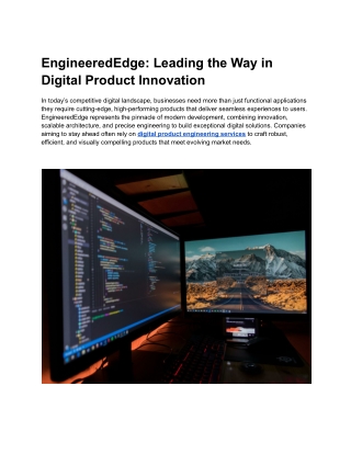 Engineered Edge