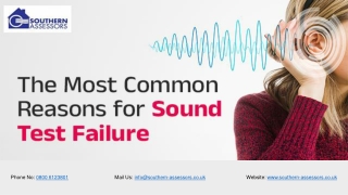 The Most Common Reasons for Sound Test Failure | Southern Assessors