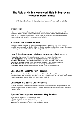 The_Role_of_Online_Homework_Help