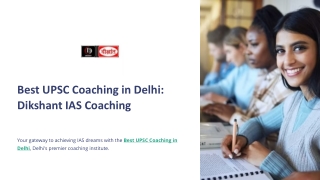 Best UPSC Coaching in Delhi - Dikshant IAS