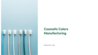 color cosmetics manufacturer in India