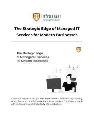 The Strategic Edge of Managed IT Services for Modern Businesses
