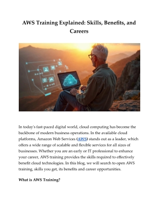 AWS Training Explained: Skills, Benefits, and Careers