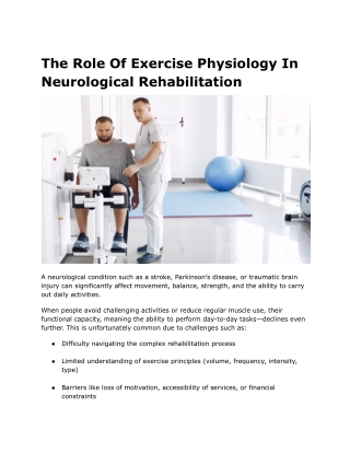exercise-physiology-in-neurological-rehabilitation/