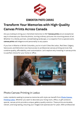 Cheap Canvas Prints Red Deer