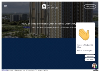 3 BHK Flats in Hyderabad