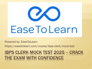 Master Your Exam with Ibps Clerk Mock Test 2025