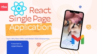 React Single Page Applications - SPAs using React