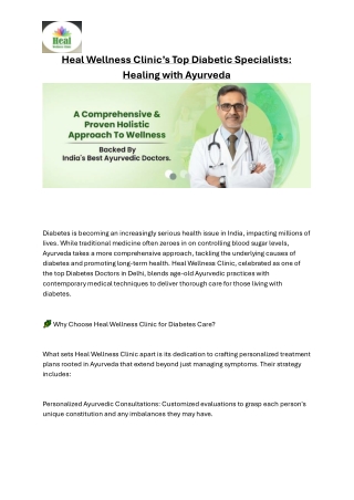 Best Diabetes Doctors