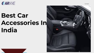 Best Car Accessories In India