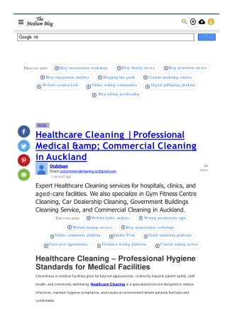 Healthcare Cleaning Ensuring Safe, Hygienic Medical Environments