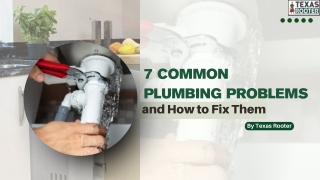 7 Common Plumbing Problems and How to Fix Them