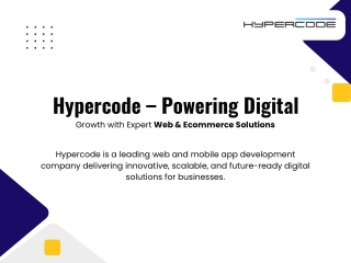 Hypercode – Powering Digital Growth with Expert Web & Ecommerce Solutions