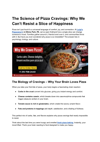 The Science of Pizza Cravings_ Why We Can’t Resist a Slice of Happiness