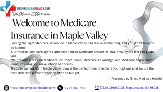 Medicare Insurance Plans Maple Valley
