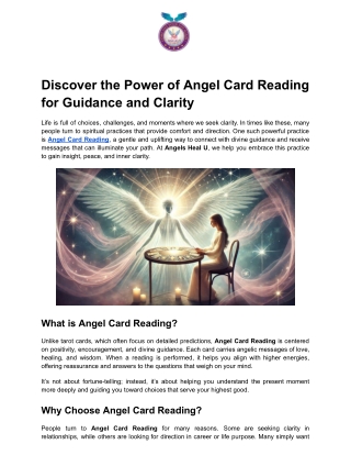 Comprehensive Guide to Angel Card Reading: Insights and Interpretations