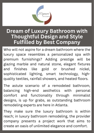 Dream of Luxury Bathroom with Thoughtful Design and Style Fulfilled by Best Company
