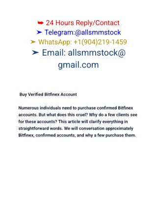 Benefits of a Verified Bitfinex Account Service Explained new 2026 allsmmstock