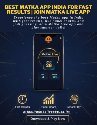 Best Matka App India for Fast Results  Join Matka Live app