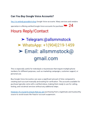 11 best Google Voice Accounts - USA Virtual Number2025