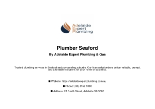 Plumber_Seaford_with_Logo