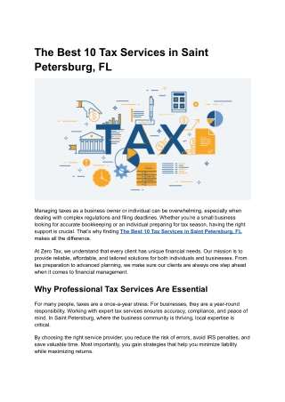 The Best 10 Tax Services in Saint Petersburg, FL