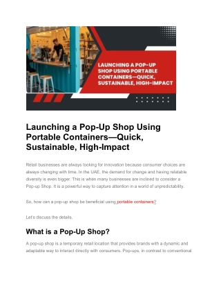 portacabin PDF