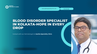 BLOOD DISORDER SPECIALIST IN KOLKATA HOPE IN EVERY DROP