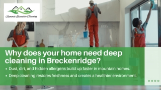 Deep Cleaning Services in Breckenridge for Healthier Homes