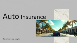 Auto Insurance In Hialeah | Pandora Insurance