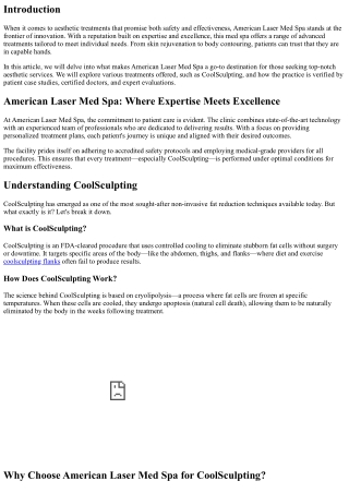 American Laser Med Spa: Where Expertise Meets Excellence