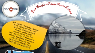 Why September is the Best Time for a Private Tour in Iceland