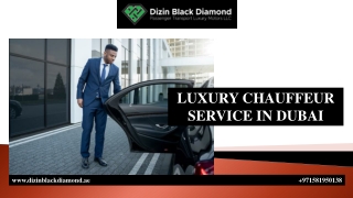 LUXURY CHAUFFEUR SERVICE IN DUBAI