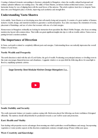 Exactly How to Achieve Balance in Your Mangalore Home with Vastu
