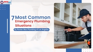 7 Most Common Emergency Plumbing Situations