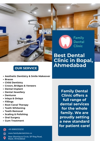 Best Dental Clinic | Dentist in Bopal, Ahmedabad – Family Dental Clinic