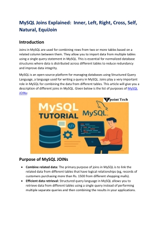 MySQL Joins