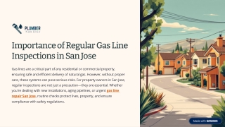 Importance of Regular Gas Line Inspections in San Jose