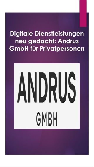 Digitale Dienstleistungen neu gedacht