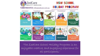 Zedcare Ability Services Holiday Program 2025