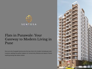 Flats in Punawale – Your Gateway to Modern Living in Pune at Sentosa Pride