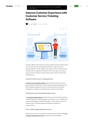 Improve Customer Experience with Customer Service Ticketing Software